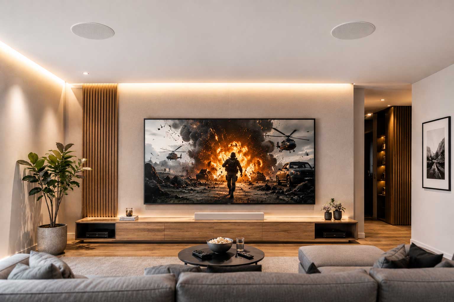 Ceiling-Mounted Speakers: Immersive Stereo Sound in an Unobtrusive Design